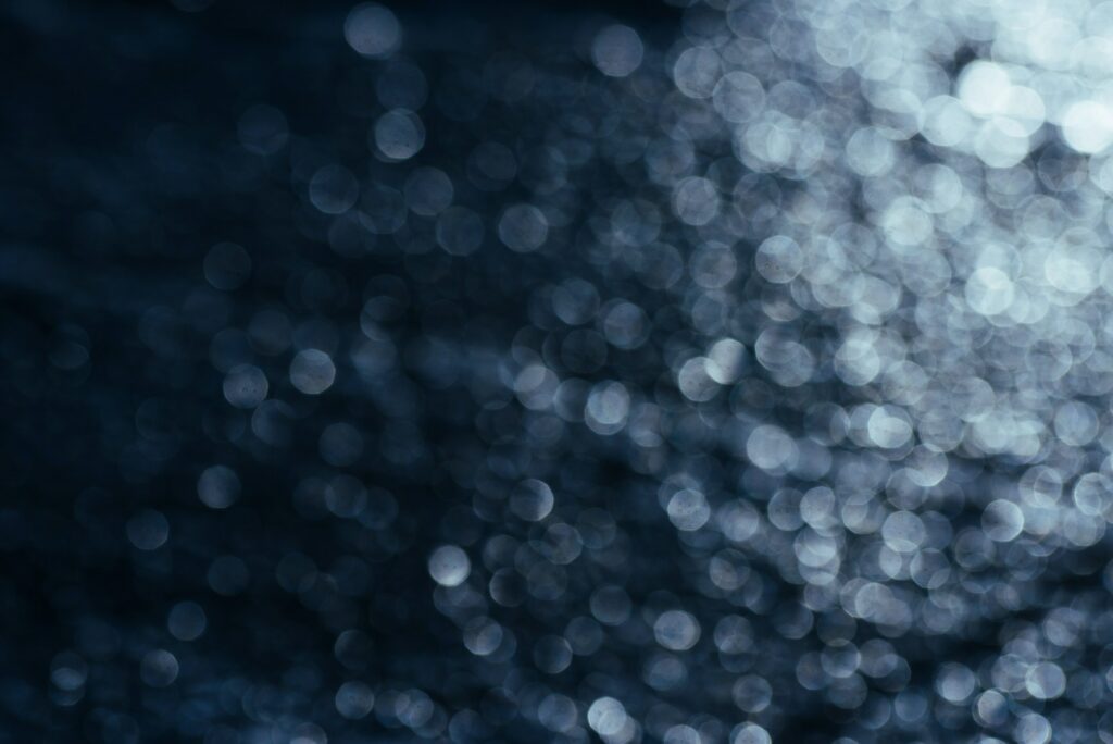 abstract background blue bokeh circles